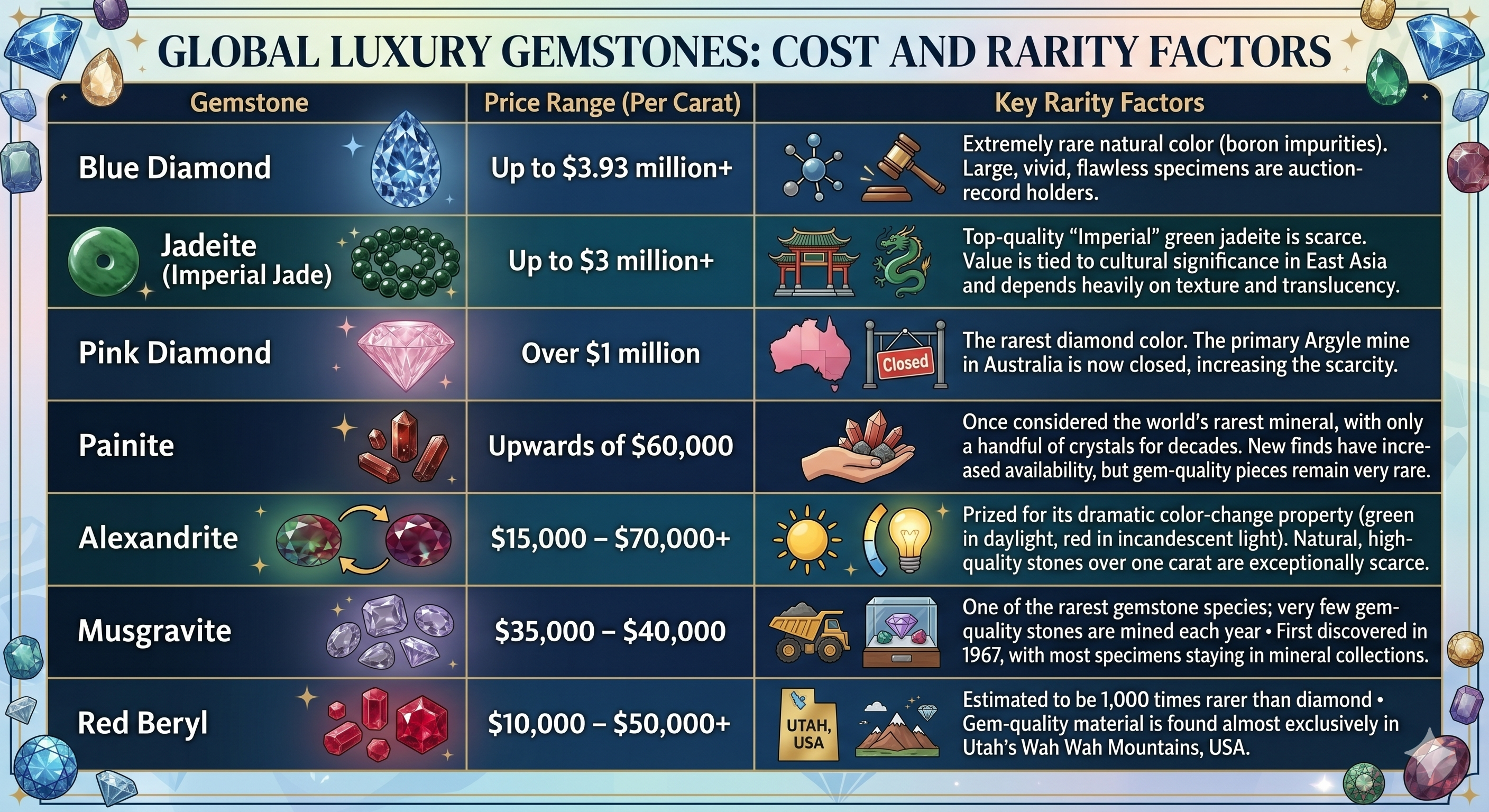 categories for comparison